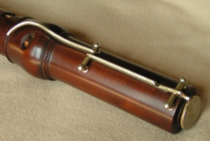 Bell key for Stanesby tenor recorder