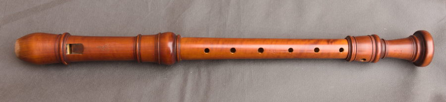 An alto recorder after Jean-Hyacinthe Rottenburgh