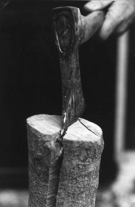 La fabrication d'une flûte à bec : le débit d'un tronc de buis