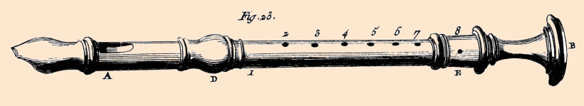 la flûte à bec de l'Encyclopédie de Diderot & d'Alembert