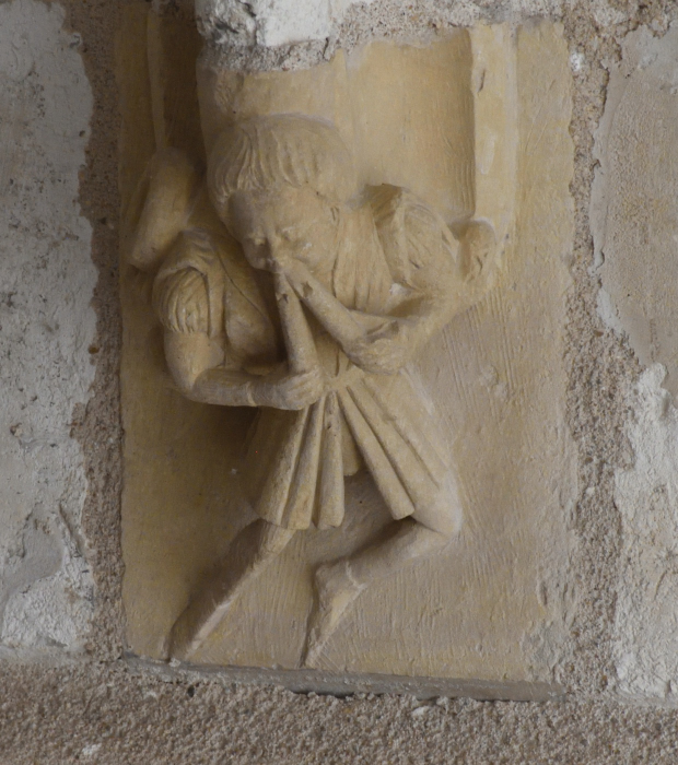 une flûte double dans le palais Jacques Coeur, à Bourges