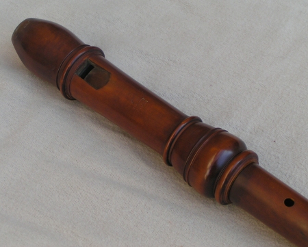 an alto recorder after Stanesby Junior